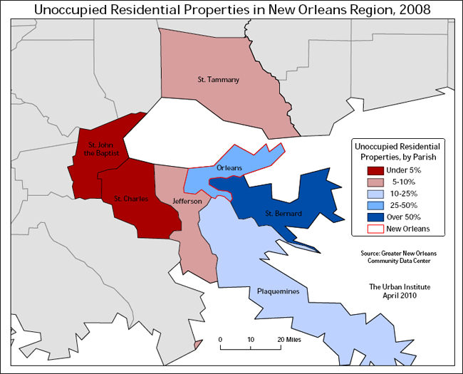 New Orleans population characteristics
